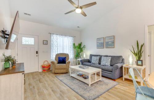Yaupon Beach Casa | Serene Oak Island Home with Private Saltwater Pool!