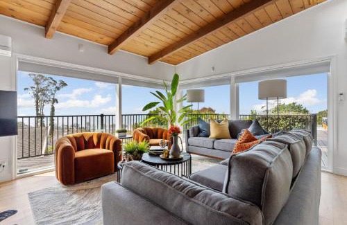 Half Moon Bay Casa | Serene Oceanview Escape with Expansive Deck home
