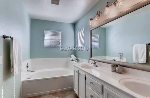 Santa Barbara Casa | Serene Summerlin North Home in a Gated Community