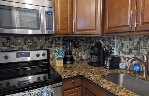 Wildwood Crest Condominio | Serenity Now! Oceanfront 2BR Wildwood Crest condo with gorgeous pool!