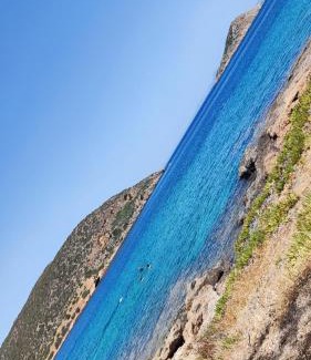 Ormos Agiou Ioannou Apartamento | Serenity Villa-Ground floor-Sea view- sea 150m away