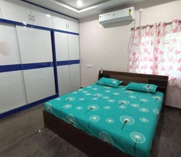 Tirupati Apartamento | Servostay Tirupati Beautiful Fully Furnished 2 BHK Flat #202