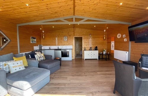 Portaferry Chalet De Esquí | Set on an elevated private site with commanding views over Strangford Lough.