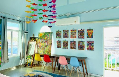 Bang Lamphu Lang Casa | Setthisin Art Boutique House,Iconsiam,BTS Thonburi