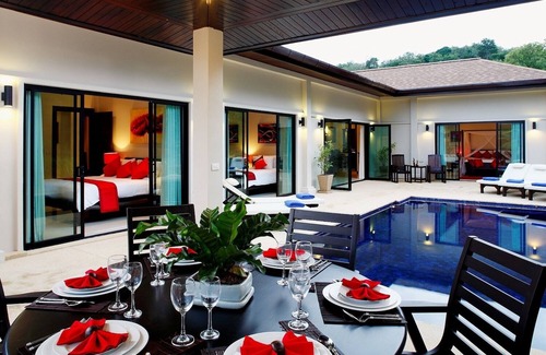 Rawai Villa | Villa de cristal: 4 dormitorios, villa con piscina privada, cerca de la playa, para 11 huéspedes