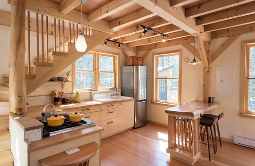 Crescent Beach Cabina | Shackup Cabin— Wood Fired Hot Tub & River