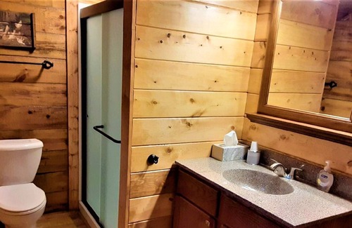 Ferryville Cabina | Shady Oaks -- Charming and secluded log cabin surrounded by trees!