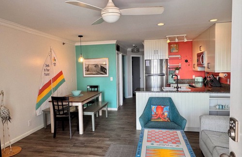 Ocean Isle Beach Condominio | Shells In Your Pocket - Condominio frente al mar - Terraza, piscina, jacuzzi