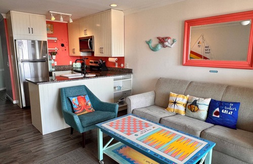 Ocean Isle Beach Condominio | Shells In Your Pocket - Condominio frente al mar - Terraza, piscina, jacuzzi