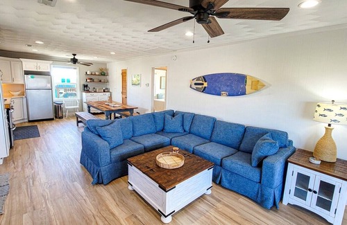 Topsail Beach Cabaña | Margaritaville - Encantadora cabaña, frente al canal, muelle, acceso al océano y al sonido