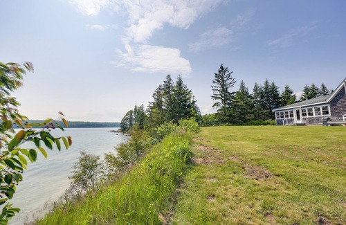 East Sullivan Cabaña | Shorefront House w/ Views, 14 Mi to Acadia NP