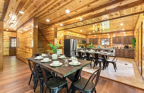 Caton Cabina | Side by Side Cabins - Sleeps 48 - Close to Pigeon Forge - Indoor Pools and Games