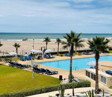 Lamharza Essahel Apartamento | Sidi Rahal Front mer, piscine & accès direct plage