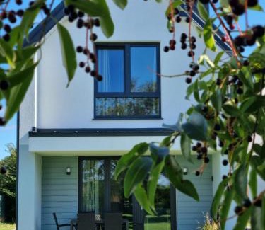 Nowecin Casa | Siedlisko na wydmach, sauna,podgrzewane jacuzzi,domki klimatyzowane,starlink internet,parking
