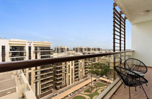 Khalifa City Apartamento | Silkhaus Contemporary 1 BDR Next to Golf Course