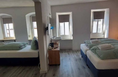 Manderscheid Cabaña | Habitación individual con ducha / WC - Pension am Lieserpfad