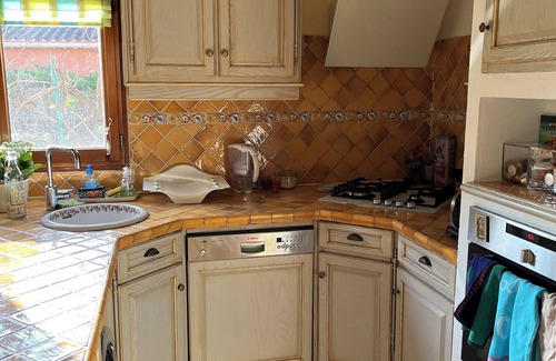 La Colle-sur-Loup Casa | Single-storey, air-conditioned house with private pool.