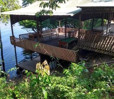 Silves Casa | Sitio completo no rio aneba com quiosque e praia