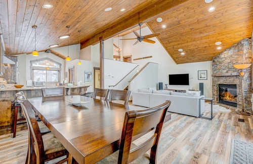 Truckee Casa | Six-story home among the pines with multiple fireplaces, decks & pool table