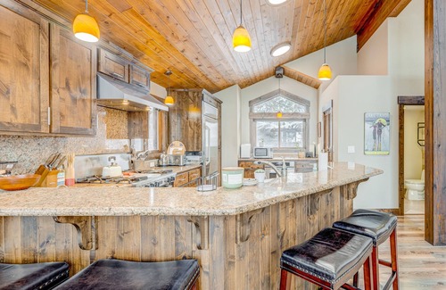Truckee Casa | Six-story home among the pines with multiple fireplaces, decks & pool table