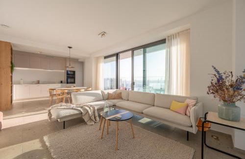 Ostend Apartamento | Sixt Haven, panoramisch appartement Oosteroever, Oostende