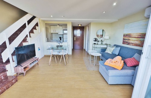 Marbella Seafront Promenade Apartamento | Skol 412. Renovated Two Bedrooms Duplex with Sea View.