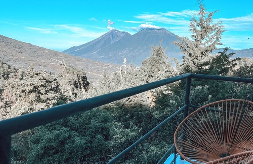 Antigua Guatemala Apartamento | Sky Dancer Villa Studio de Lujo: Vista Volcán