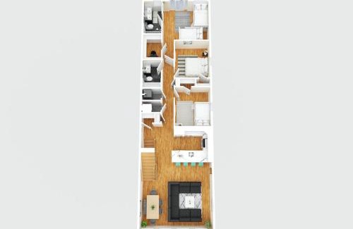 Communipaw Apartamento | Sky High Retreat near NYC with Rooftop!