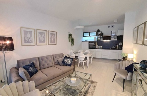 Rogowo Apartamento | SKY & SEA Rogowo PEARL apartment with roof terrace and jacuzzi
