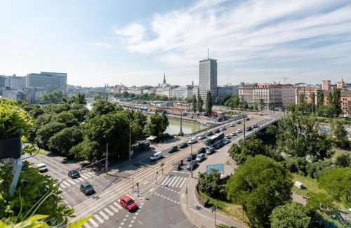 Leopoldstadt Apartamento | Skyflats Vienna Ring View