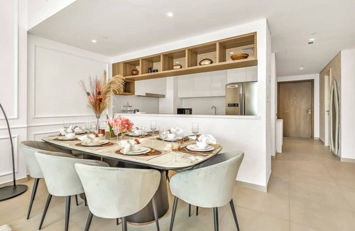 Za'abeel 2 Apartamento | Skyline Chic 4BR | PS5 | Burj & Fountain Views