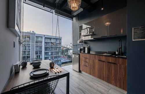 Benito Juarez Apartamento | The Skyline Loft 2 – Confort Moderno con Impresionantes Vistas a la Ciudad
