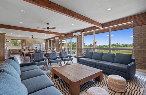 La Grange Casa | Sleep 40+ Lakeside Retreat on 53 Acre Ranch