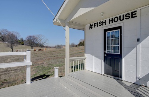 Jefferson City Cabaña | ★ Tinyhouse - Fishhouse en nuestro estanque de bagres de 2 acres para 3 personas - Disfruta de la granja con glamping
