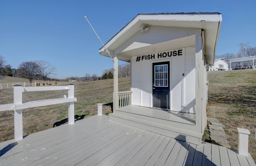 Jefferson City Cabaña | ★ Tinyhouse - Fishhouse en nuestro estanque de bagres de 2 acres para 3 personas - Disfruta de la granja con glamping