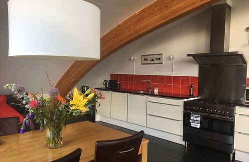 Warfhuizen Casa | Dormir bajo un techo de hierba en el Reitdiep en Groningen