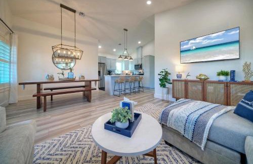 Shibui Sands Casa | Sleeps 24 2 Homes Walk to the Beach Private Pools Fire Pit Modern Design