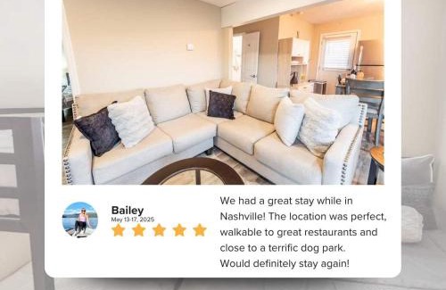 Salemtown Apartamento | Sleeps 6-Full Kitchen-4 Beds-Big Couch-OfficeSpace