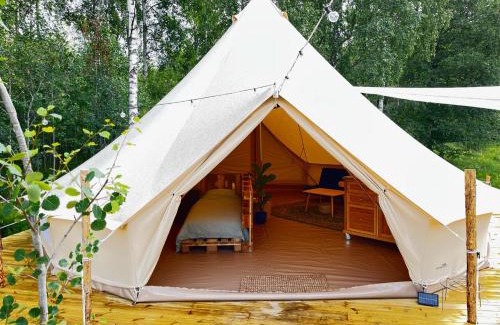 Vedevag Otro | Slow Life Sweden - Family Glamping Tent Hassel