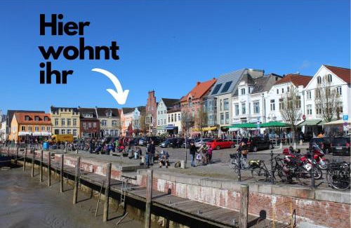 Zentrum Apartamento | smør I Skandi-Style im Speicher I 1 Min zum Hafen