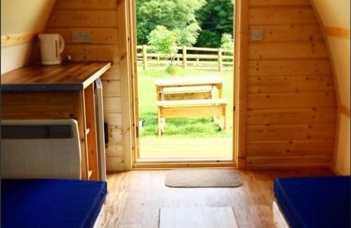 Berwick-upon-Tweed Cabina | Básico-Cabaña-Communal washrooms-Vista al campo