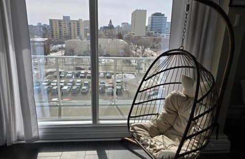 Saskatoon Downtown Apartamento | Smart Stylish Downtown Condo- 2 bedrooms