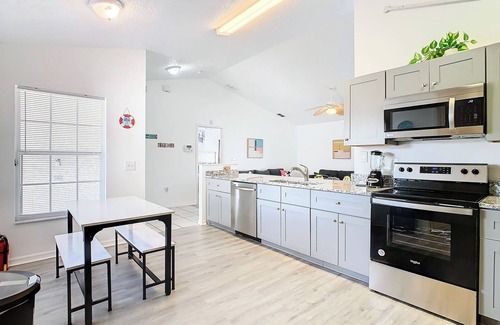 Crescent Lakes Casa | Smiling Disney Oasis heated pool home in Kissimmee with Game room.