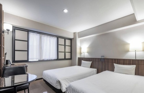 Fukuyama Hotel | Smoking Twin room Breakfast included Simple / Fukuyama Hiroshima