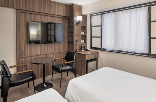 Fukuyama Hotel | Smoking Twin room Breakfast included Simple / Fukuyama Hiroshima