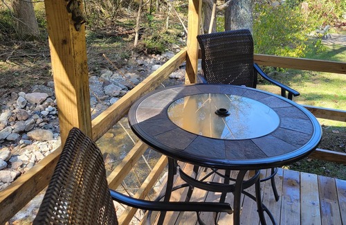 Flag Pond Casa | Smoky Mountain Glamping en Bold Stream con bañera de hidromasaje