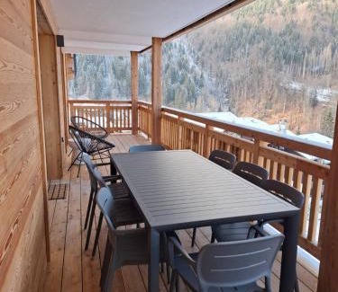 Saint-Jean-dʼAulps Apartamento | Snow Roc Mountain View