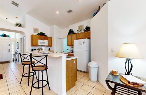 Marbella Casa | Snowbird-friendly home with private pool, spa, game room, tennis, basketball, AC