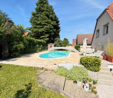 Lampertheim Casa | Soh Rent Villa Piscine Proche Strasbourg TV - Wifi - Parking