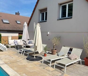 Lampertheim Casa | Soh Rent Villa Piscine Proche Strasbourg TV - Wifi - Parking